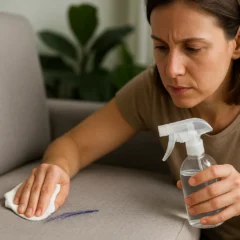 Como tirar mancha de caneta do sofá com produto que você já tem no armário
