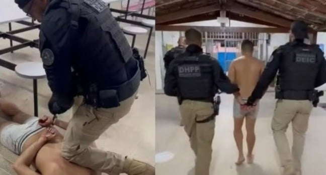 Homem procurado é preso em escola municipal de Lauro de Freitas
