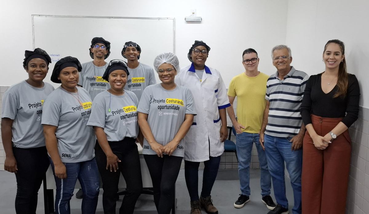 Curso ofertado pelo Senai garante formação prática e emprego na indústria de vestuário