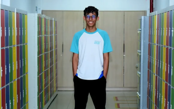 Estudante Diogo Maia