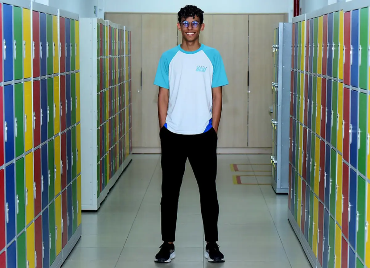 Estudante Diogo Maia