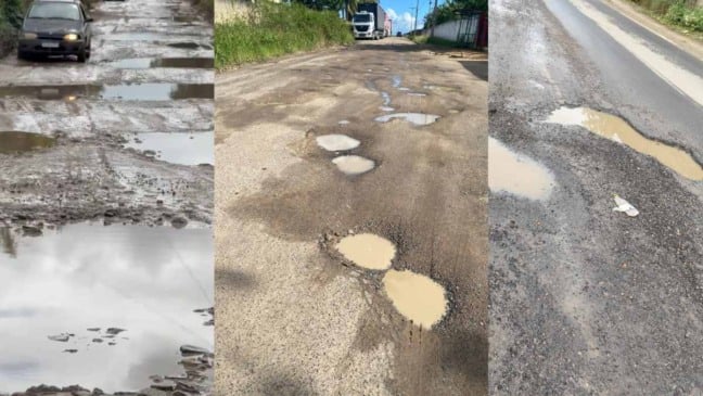 Buracos em vias públicas causam transtornos em Feira de Santana