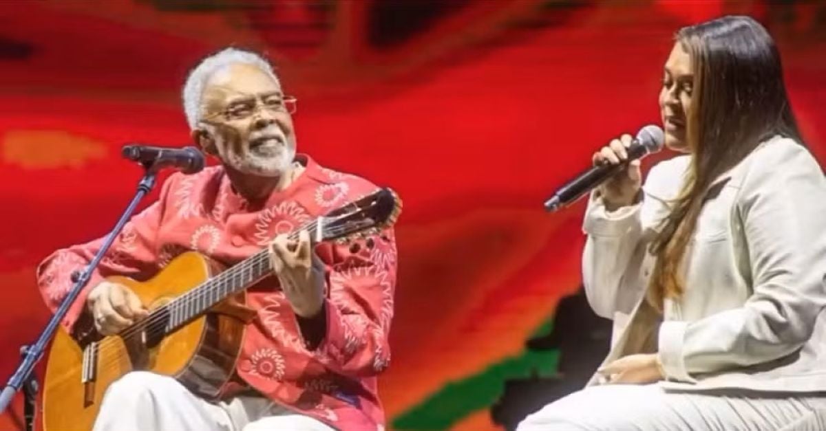 Gilberto Gil se declara para Preta Gil na rede social