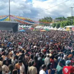 Maria Quitéria reuniu uma multidão no Bye Bye São João