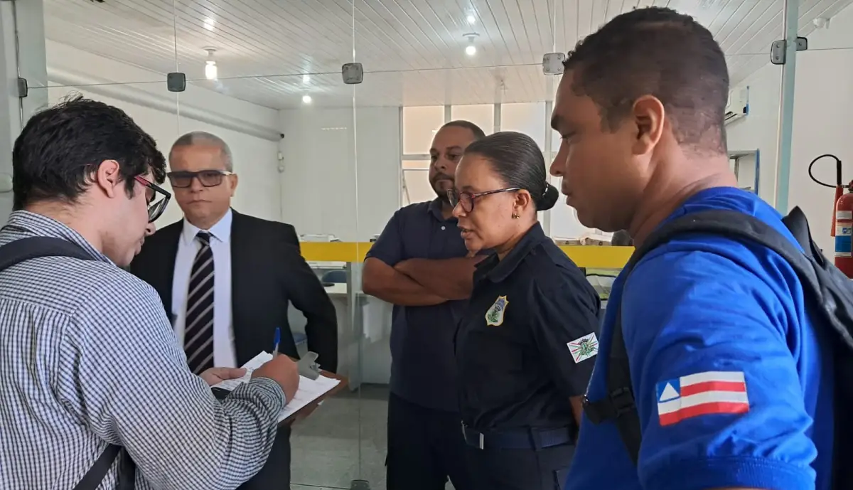 Ministério do Trabalho realiza perícia nos postos da Guarda Municipal de Feira de Santana