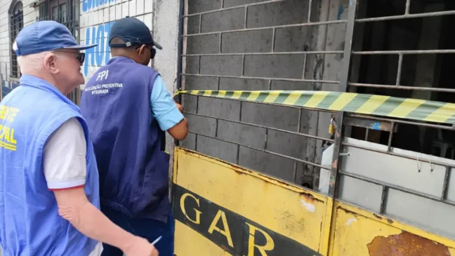 Operação no entorno da Rodoviária de Feira