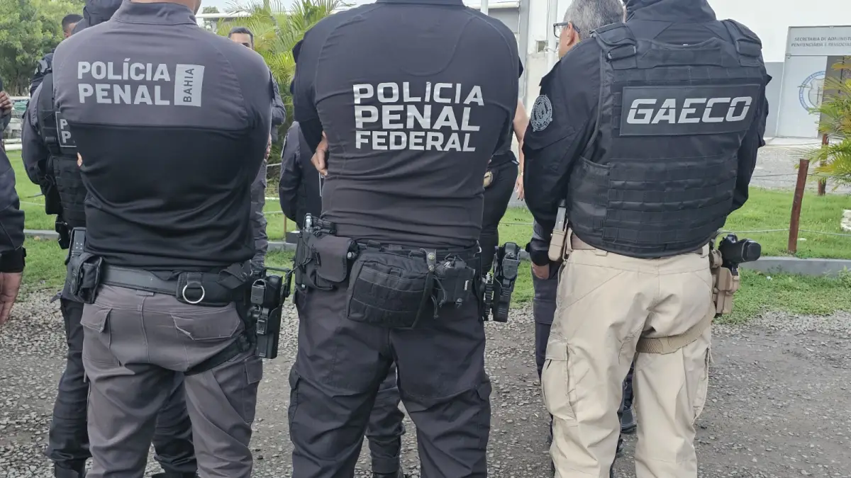 Polícia penal na Penitenciária Lemos de Brito