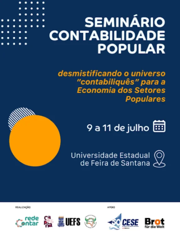 Seminário na Uefs sobre contabilidade popular