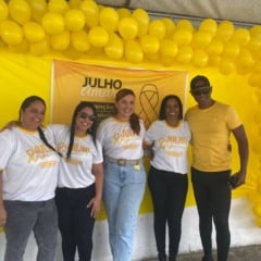 Ação de prevenção, controle e prevenção das hepatites virais - Julho Amarelo no bairro Caseb