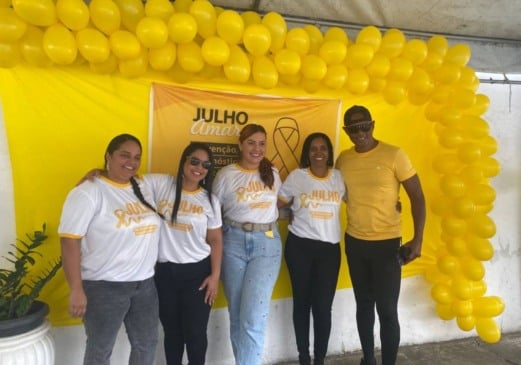 Ação de prevenção, controle e prevenção das hepatites virais - Julho Amarelo no bairro Caseb