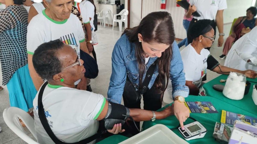 Tilda Brás centro de convivência Dona Zazinha