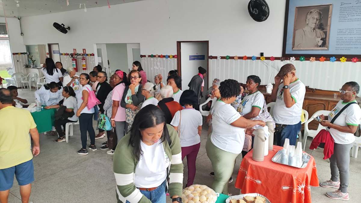 Tilda Brás centro de convivência Dona Zazinha