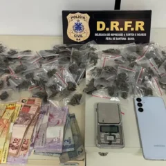 apreensão de drogas e prisão de suspeito na Gabriela - DRFR