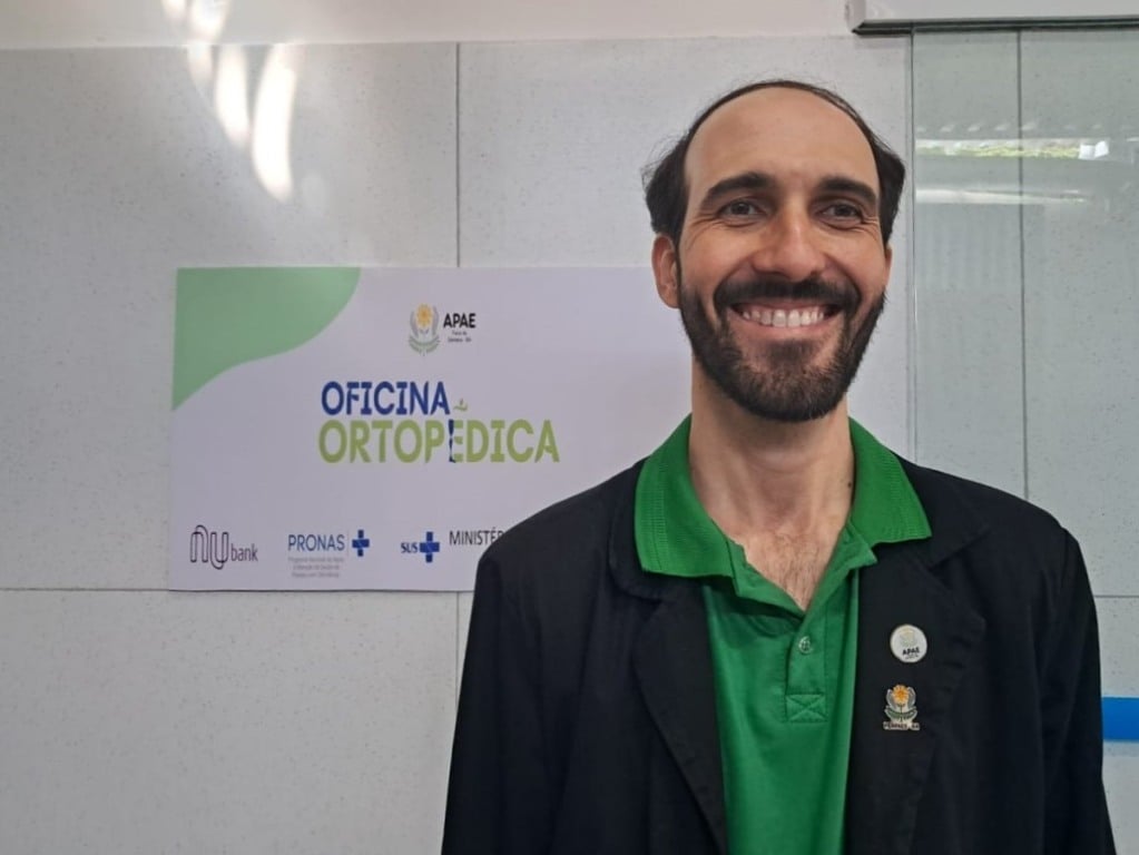 Cláudio Rios, coordenador de projetos e recursos da Apae