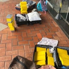 Cocaína interceptada pal Ficco