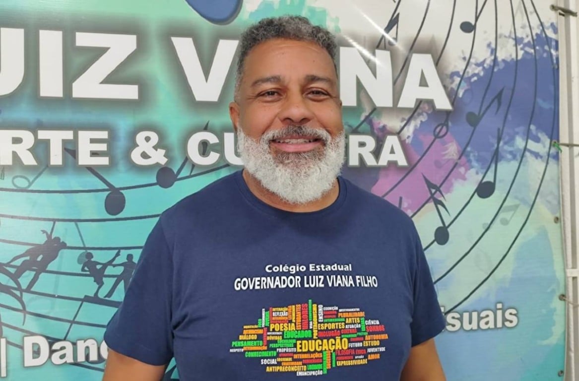 Eduardo Brito, diretor do Colégio Estadual Governador Luís Viana Filho