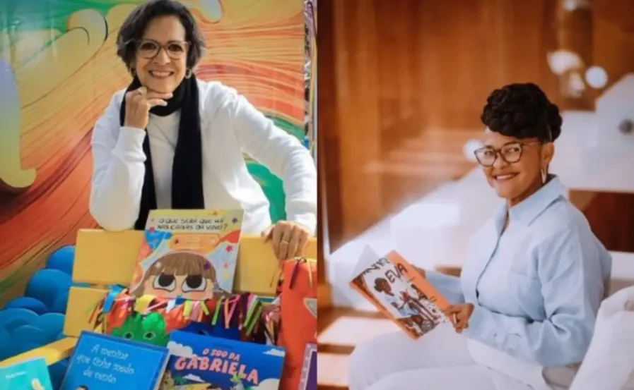 Escritoras Nadja Nunes e Regina Luz