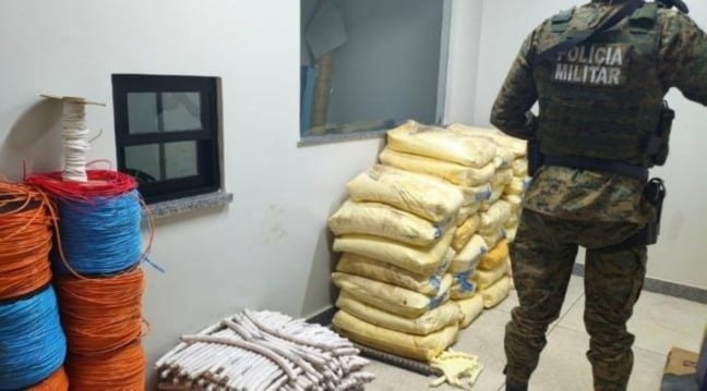 Explosivos apreendidos