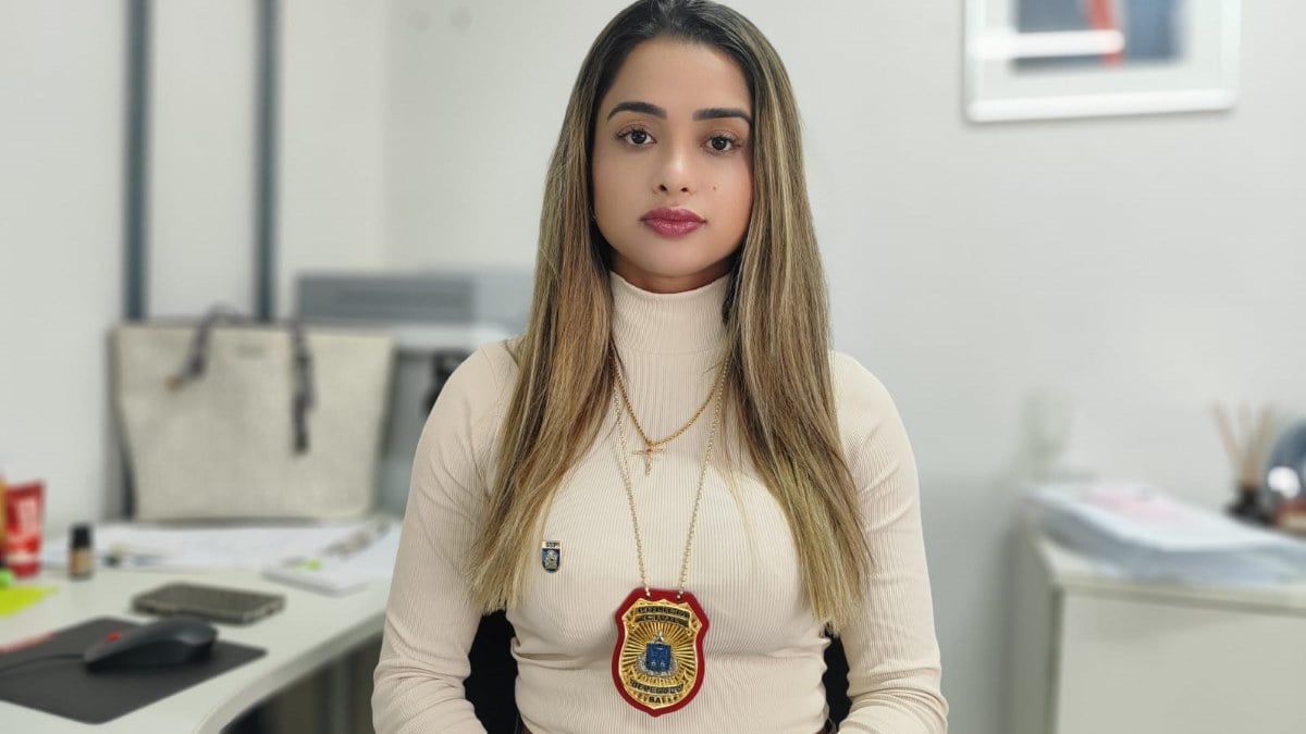 Delegada Lorena Almeida - titular da Deam de Feira de Santana