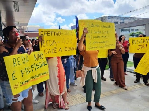 Manifestação de Professores