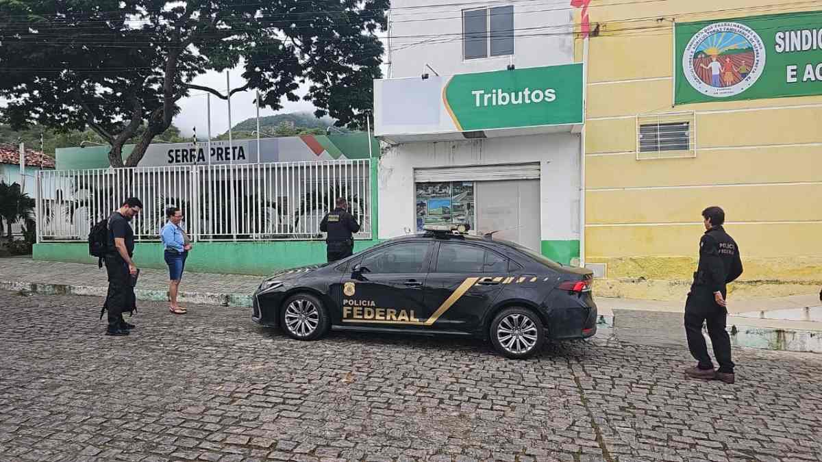 Operação da Polícia Federal em Serra Preta