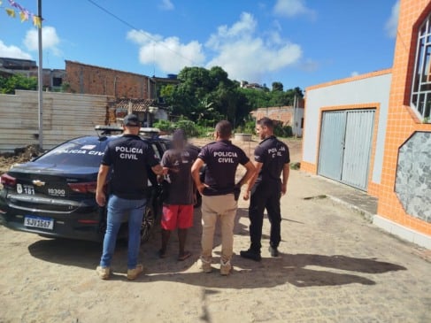 prisão de suspeito de estupro