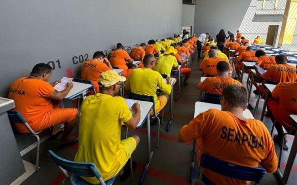 Número de apenados inscritos no Encceja pela Seap cresce 129% em quatro anos