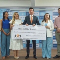 Bispo Bruno Leonardo doa meio milhão de reais para Hospital Dom Pedro