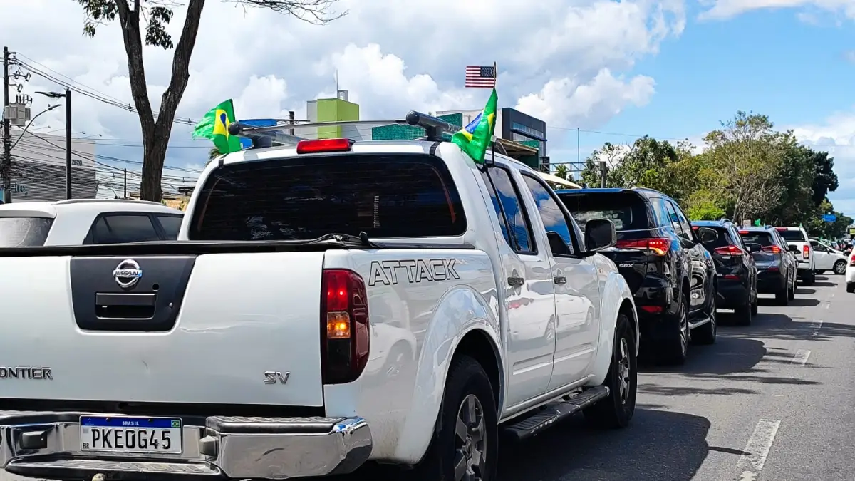 Buzinaço em apoio a Bolsonaro em Feira de santana