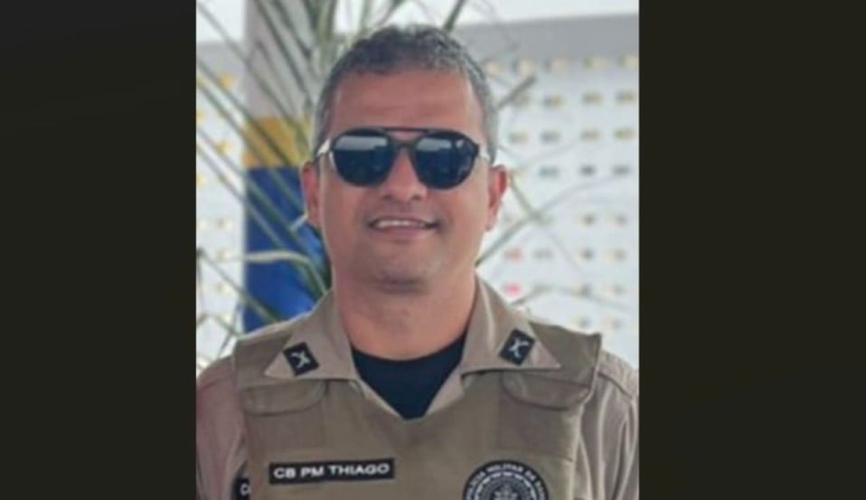 Cabo Thiago baleado em Jitaúna