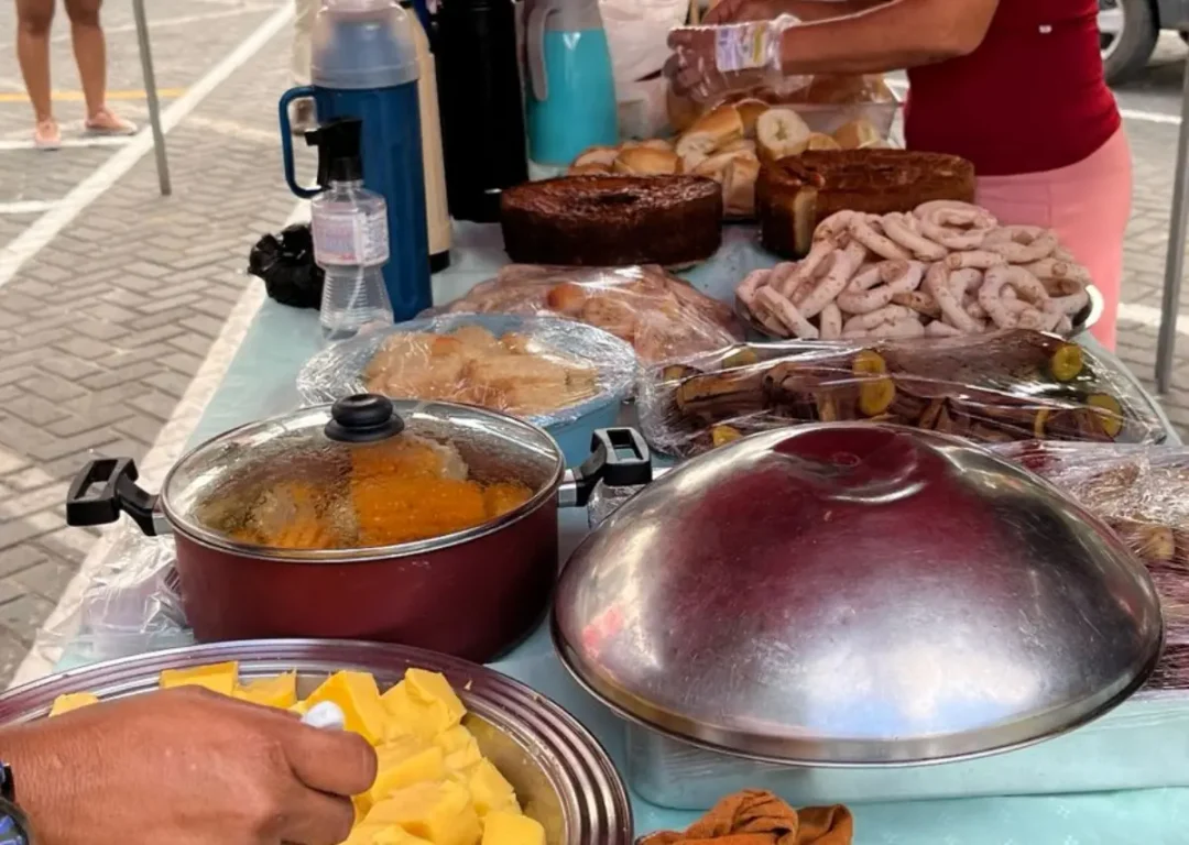 Café da manhã do Dia do Feirante na Marechal