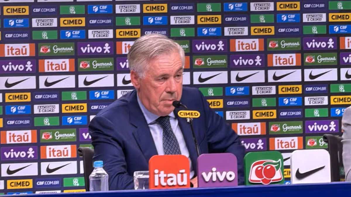 Veja a lista de Carlo Ancelotti para enfrentar Chile e Bolívia