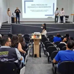 Evento de boas práticas para em açougues e mercadinho de Feira de Santana