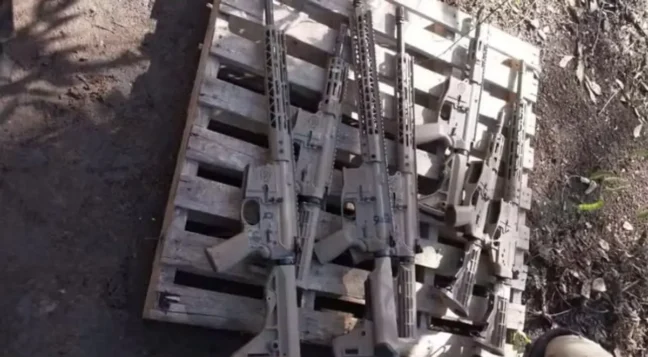 Fuzis apreendidos em Porto Seguro