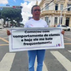 Operação da Polícia Militar contra a violência contra a mulher - Tenda Lilás
