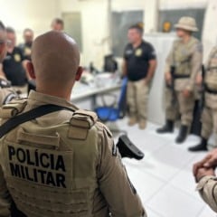 Polícia Militar PMBA - em operação nas divisas de estados do Nordeste