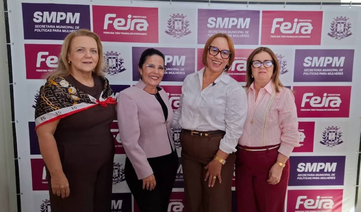 Secretaria da Mulher de Feira de Santana lança projeto para promover autonomia financeira à mulheres vítimas de violência