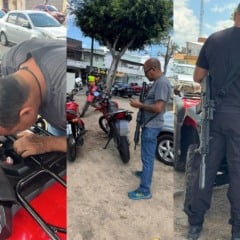 Polícia Civil realiza ação preventiva de fiscalização em feira informal de veículos