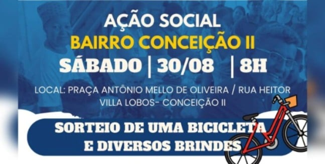 Ação Social no bairro Conceição II