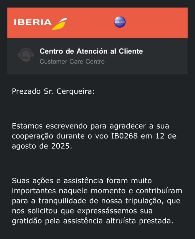 Casal de médicos Gileno Júnior e Sarah Dantas de Feira de Santana salva passageiro durante voo para Espanha