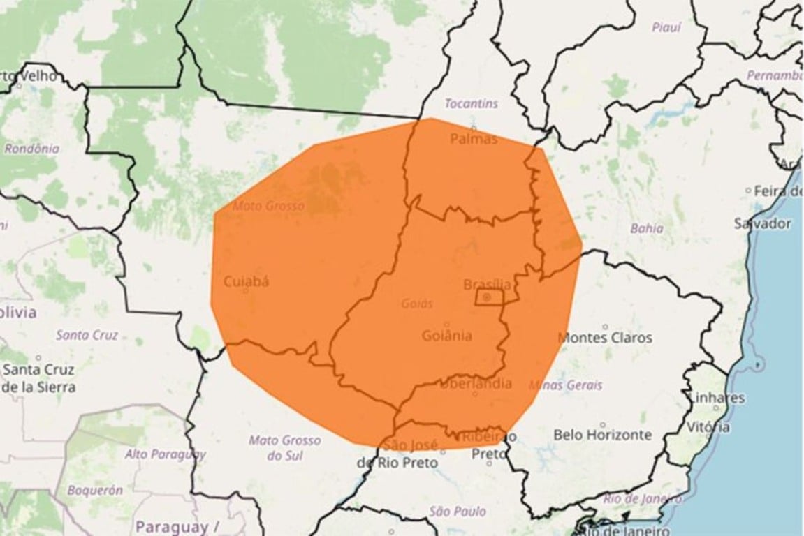 Inmet emite alerta vermelho para baixa umidade do ar; Bahia está entre os 5 estados afetados