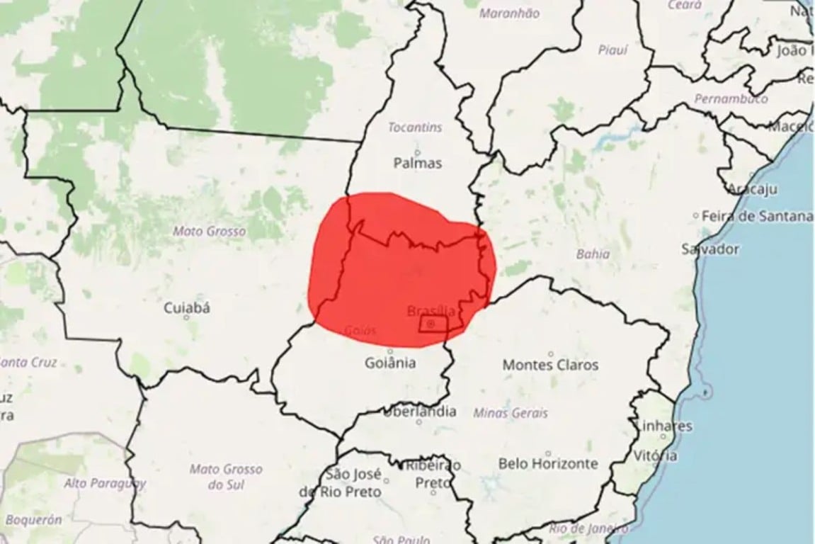 Inmet emite alerta vermelho para baixa umidade do ar; Bahia está entre os 5 estados afetados