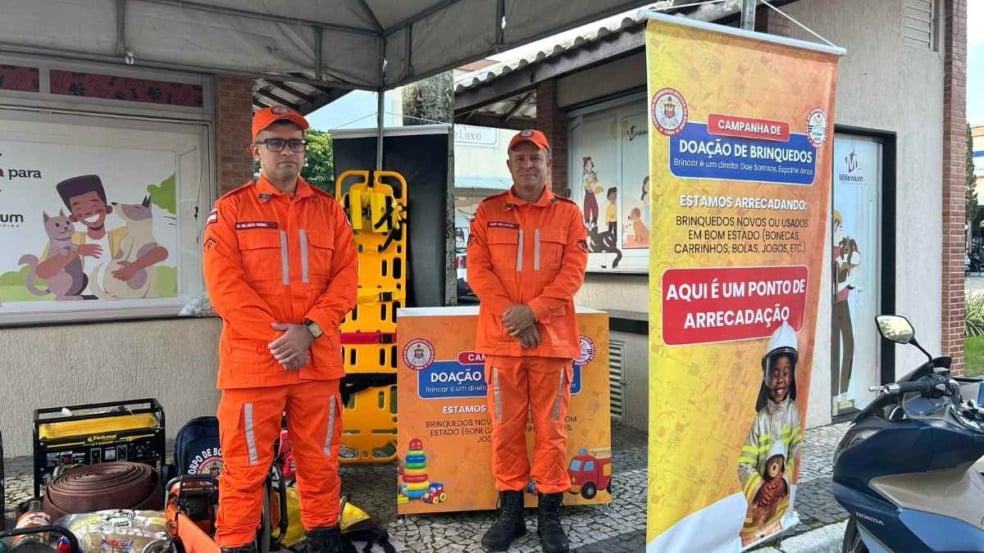bombeiros lançam campanha de arrecadação de brinquedos em Feira de Santana2