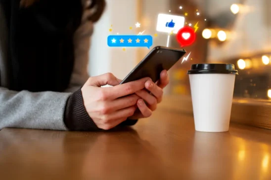 celular - redes sociais - avaliações