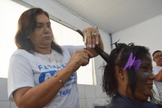 Cerca de mil exames e consultas foram realizados durante o Feira em Ação no distrito de Maria Quitéria