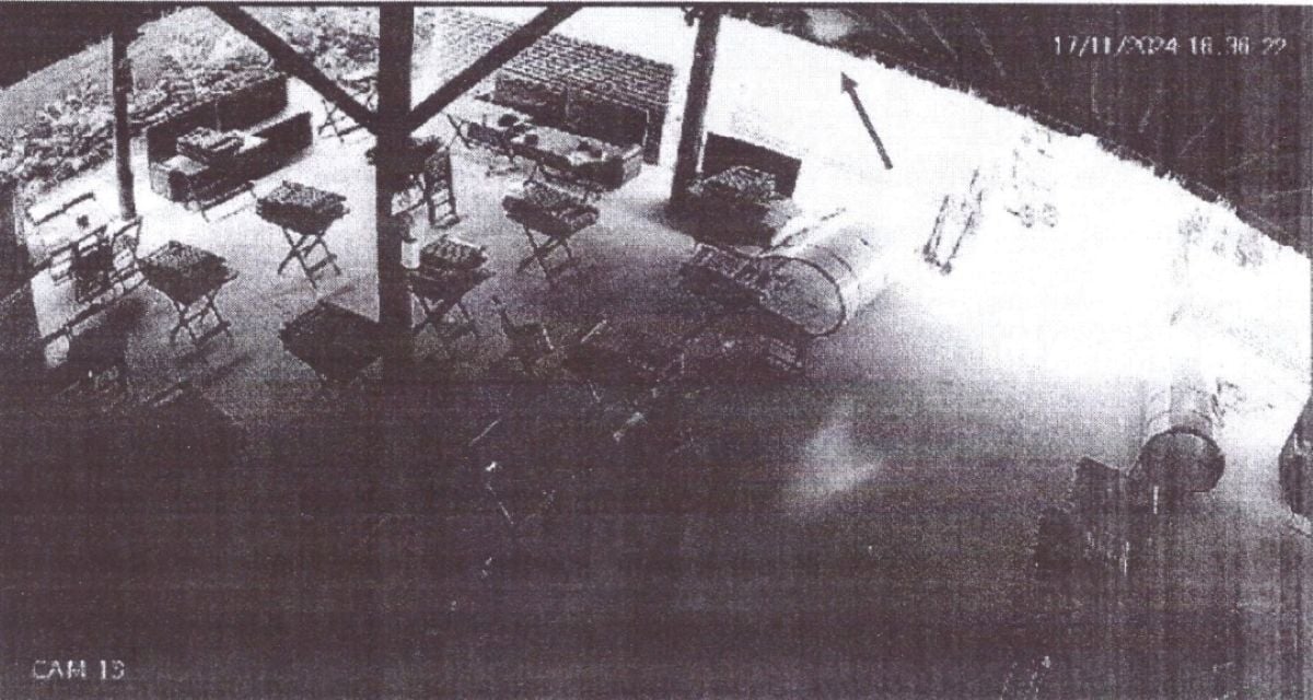 Imagem de câmera de segurança do kabanas