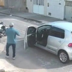 imagens do crime. PM suspeito de matar sargento do exercito em Feira de santana