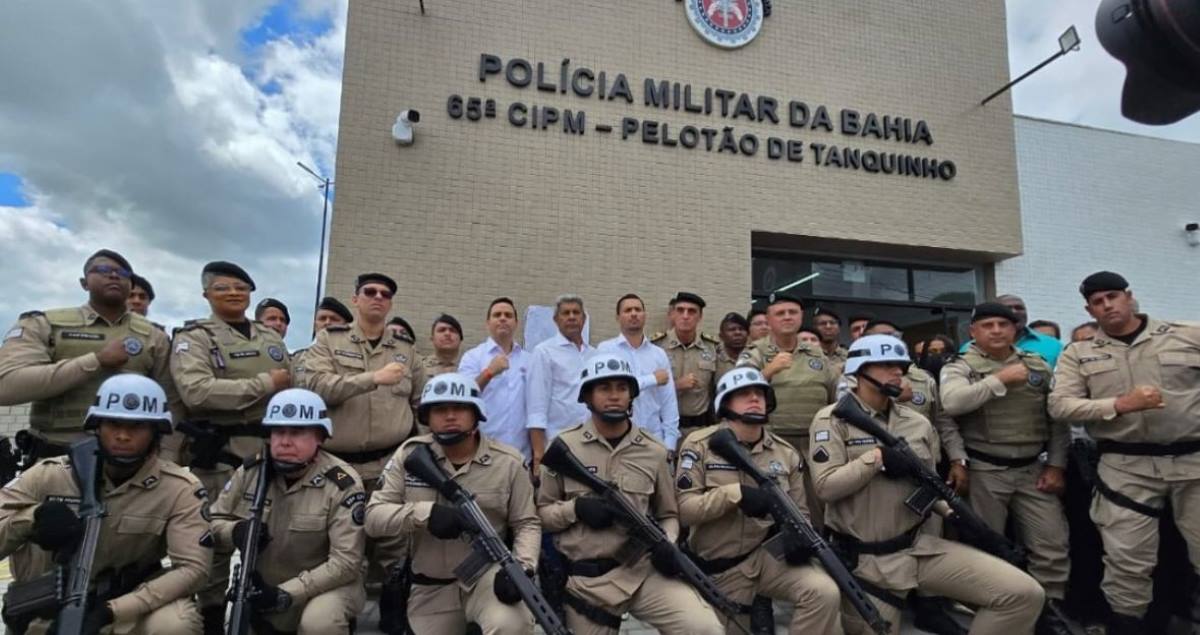 Polícia Militar inaugura Pelotão da 65ª CIPM, em Tanquinho