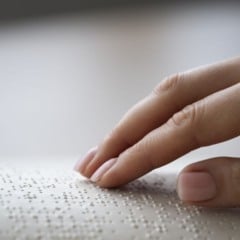 Leitura em Braille
