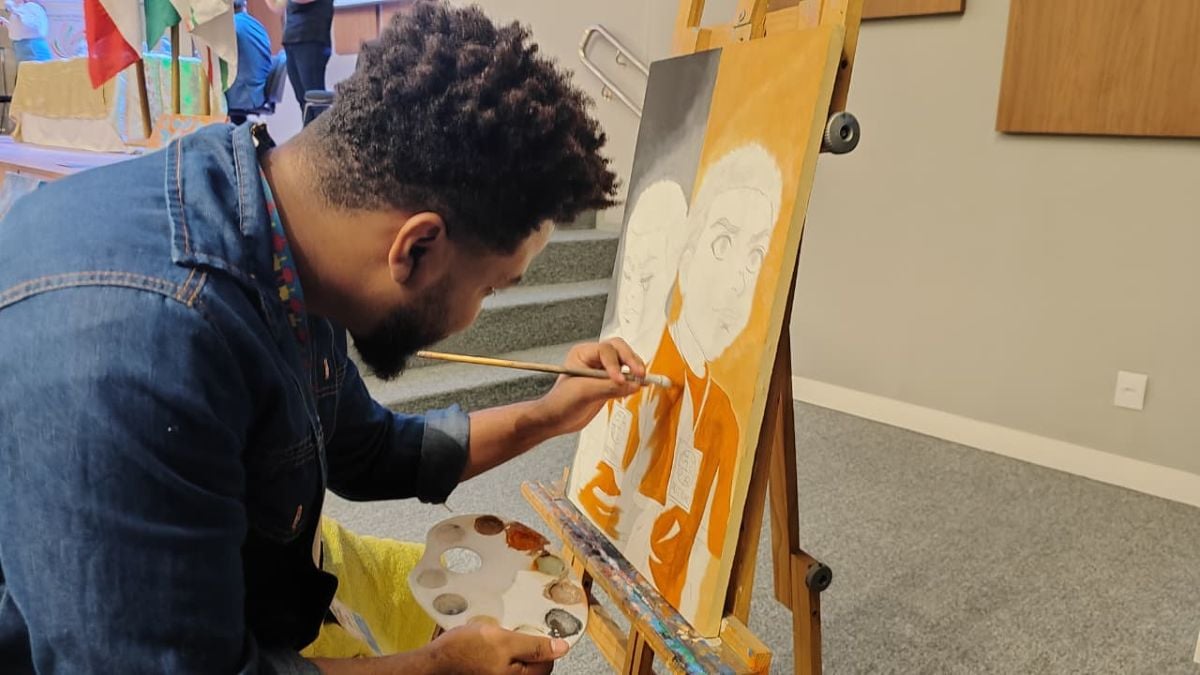pintor com autismo
